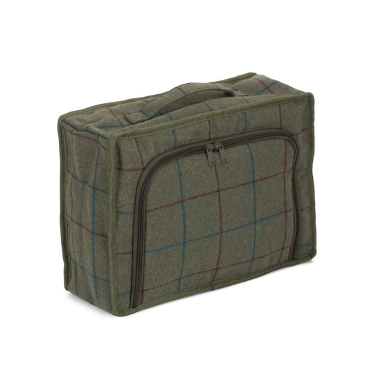 Green Tweed Insulated Cooler Picnic Bag-0