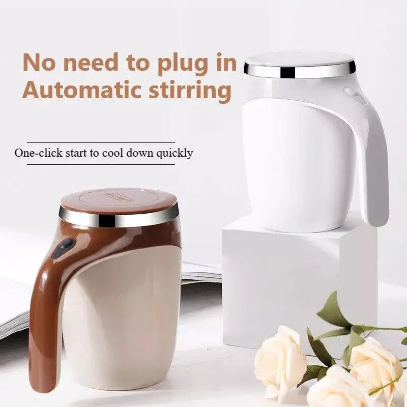 Magnetic Auto-Stir Coffee Cup for Effortless Mixing-1