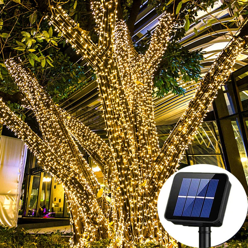 NNEOBA Outdoor Solar Fairy String Lights LED Waterproof-1