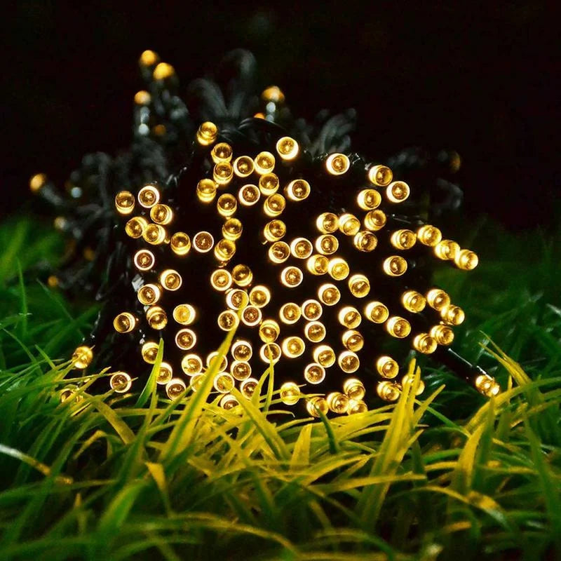 NNEOBA Outdoor Solar Fairy String Lights LED Waterproof-3