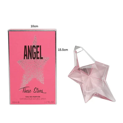 50ML Angel Eau De Parfum Refillable Spray Standing Star New Pheromone Elegant Charm Fresh Natural Vitality Perfume Spray