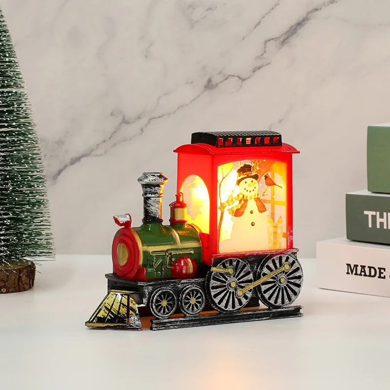 Candlestick Lamp Night Light Desktop Christmas Decoration Ornament