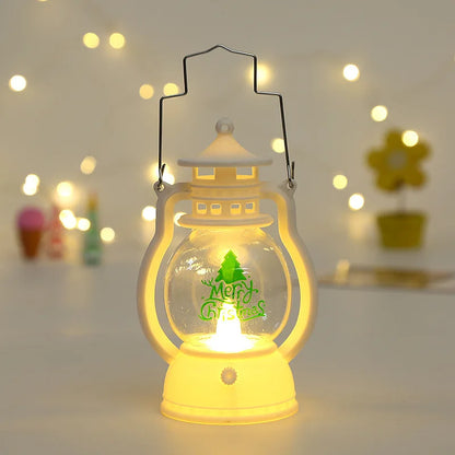 HHLZYH LED Lantern Light Santa Claus Merry Christmas Decorations Christmas Decorative lamp for Home 2023 Xmas Navidad Noel Gift