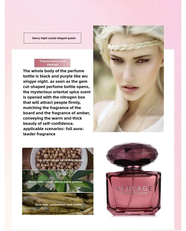 2025 Scent Parfum 50ML Osmanthus Peony and Pomegranate Fragrance Perfume for Women Crystal Diamond Series Light and Elegant