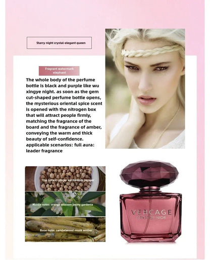 2025 Scent Parfum 50ML Osmanthus Peony and Pomegranate Fragrance Perfume for Women Crystal Diamond Series Light and Elegant