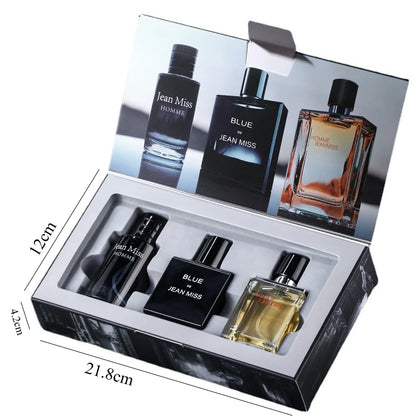 Men Wild Fragrance Set 30ml x 3 Eau de Toilette Gift Pack for Men Long-Lasting Masculine Scent for Daily Use & Special Occasions