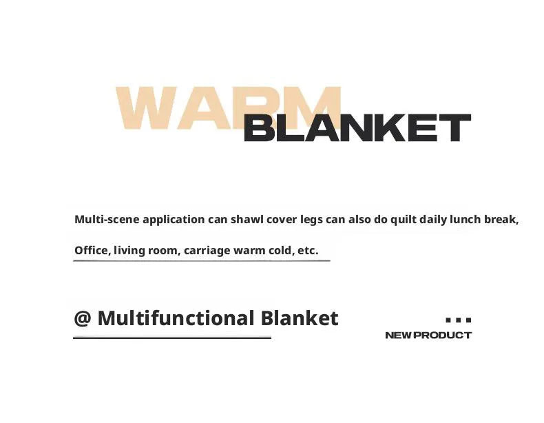 Soft Thick Warm Blanket for Office Nap - Cozy Fleece Throw for Sofa,Couch,Bed Lightweight Warm Winter Blanket for Adults Travel