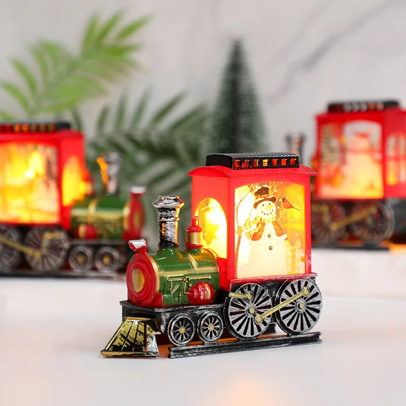 Candlestick Lamp Night Light Desktop Christmas Decoration Ornament