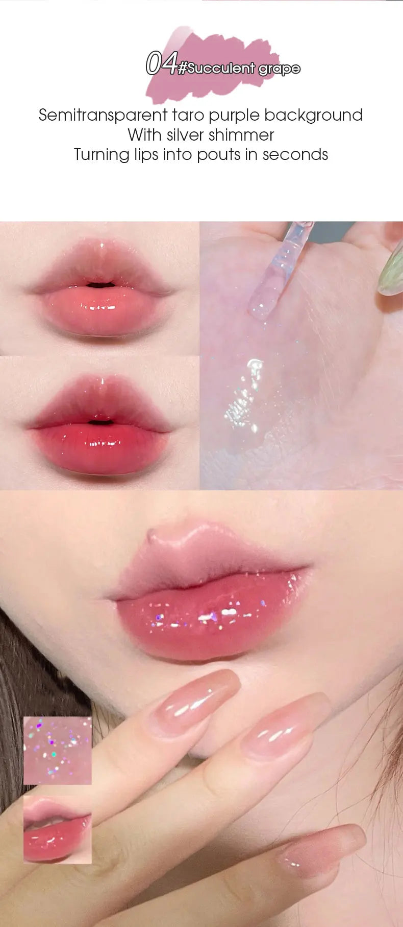 Butterfly shaped milk can lip balm moisturizes and moisturizes the mirror surface, with a shimmering and pouty lips