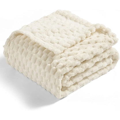 Soft Thick Warm Blanket for Office Nap - Cozy Fleece Throw for Sofa,Couch,Bed Lightweight Warm Winter Blanket for Adults Travel