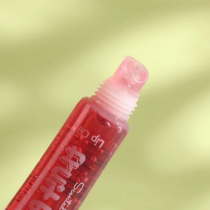 6Pcs Fruity Flavor Watery Glossy Lip Gloss Set Clear Lip Gel Hydrating Moisturizing Lip Gloss Women Lips Makeup Wholesale