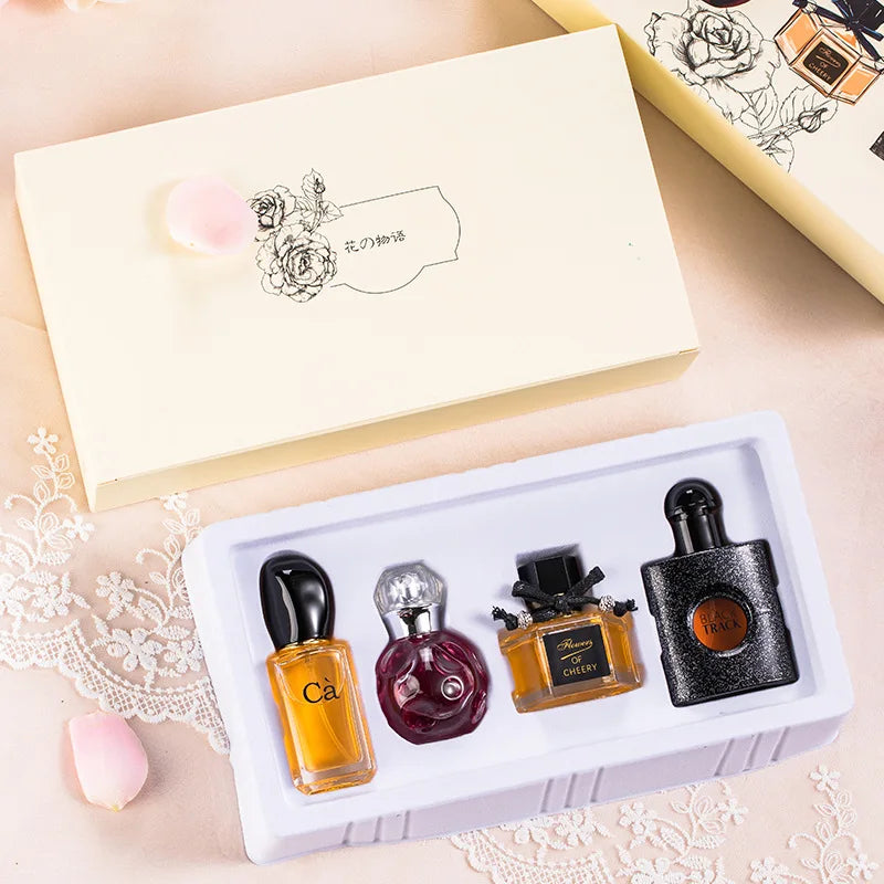 Perfume Woman Trio Gift Set 30ml*3 - Floral Fruity & Woody Scent for Day Night, Elegant Travel Perfumes Femininos Original