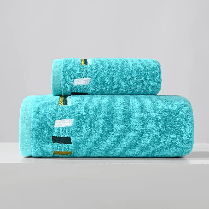 Adult Bath Towel 100% Cotton Bath Towel Sweat Absorbent Towel Sports Towel Strong Absorbent Bath Towel Colourful Bath Towel Set