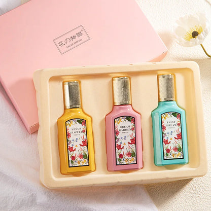 Women's Perfume Set Long-lasting Fragrance Flower Joy Blooming Water Of Flowers Floral Scent Eau De Toilette Valentine Day Gifts