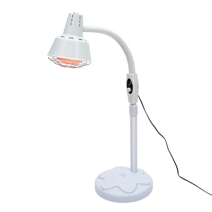275W Infrared Heat Lamp,Therapy Lamp for Body or Pain Relief, Adjustable Floor Stand And Temperature Therapeutic Lamp