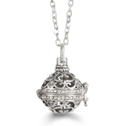 Russia Tradition Chime Exquisite Angel Wings Caller Necklace Essential Oil Diffuser Pregnant Woman Aromatherapy Pendant Jewelry