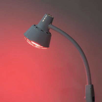 275W Infrared Heat Lamp,Therapy Lamp for Body or Pain Relief, Adjustable Floor Stand And Temperature Therapeutic Lamp