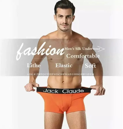 5Pcs/Brand Underwear Men's Shorts Sexy Boxer Men's U-bag Thin Shorts Breathable Men's Tight Underwear Boxer Shorts Underwear Men