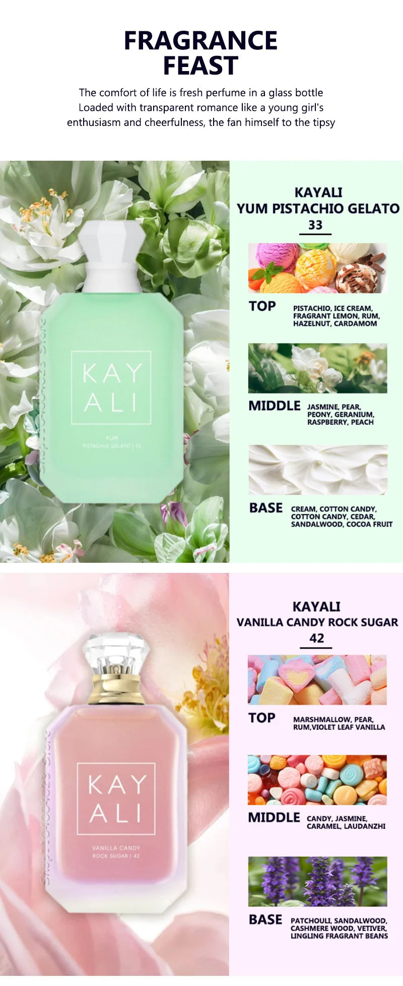 100ml KAYALI Original Perfume Sweet, Charming and Attractive Long-lasting Fragrances Enhance Self-confidence and Exude Charm
