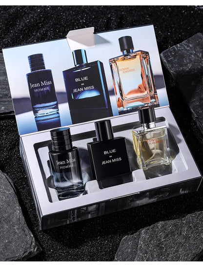 Men Wild Fragrance Set 30ml x 3 Eau de Toilette Gift Pack for Men Long-Lasting Masculine Scent for Daily Use & Special Occasions
