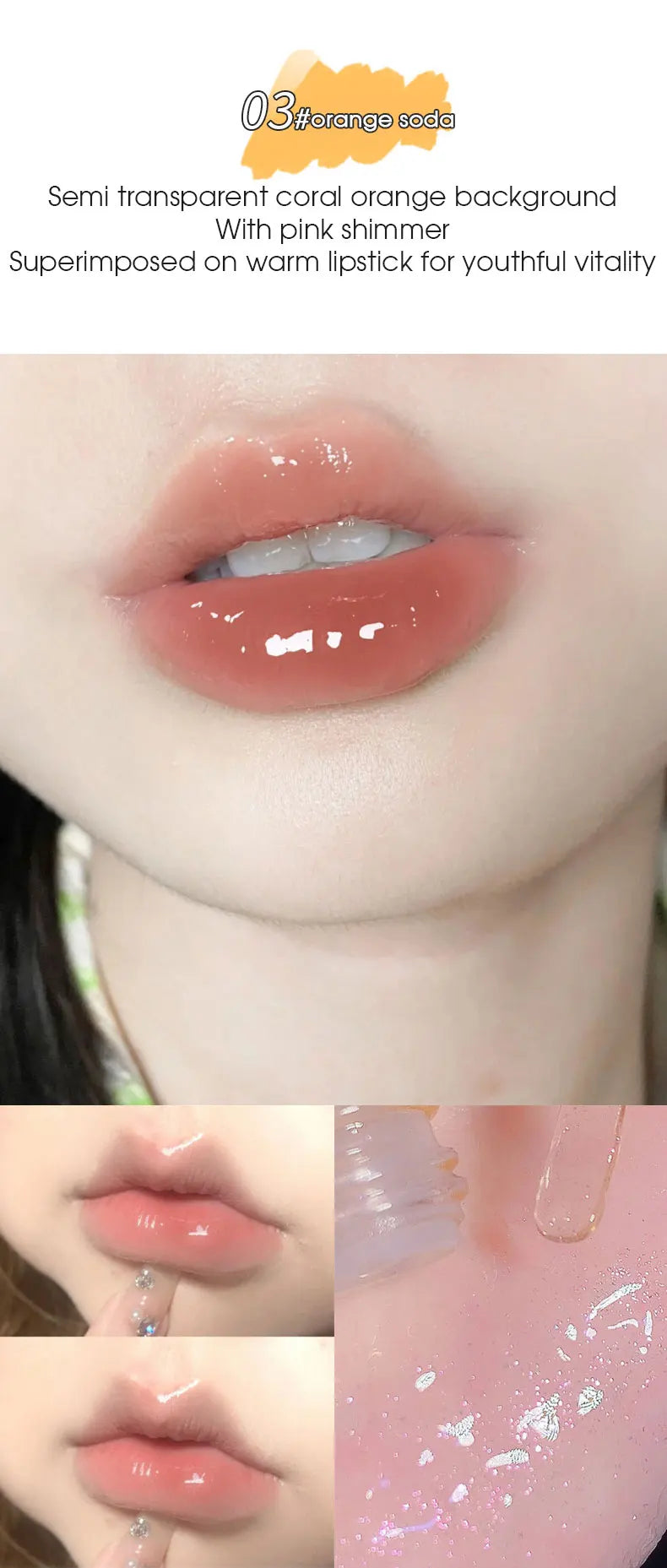 Butterfly shaped milk can lip balm moisturizes and moisturizes the mirror surface, with a shimmering and pouty lips