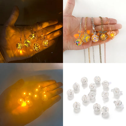 Russia Tradition Chime Exquisite Angel Wings Caller Necklace Essential Oil Diffuser Pregnant Woman Aromatherapy Pendant Jewelry