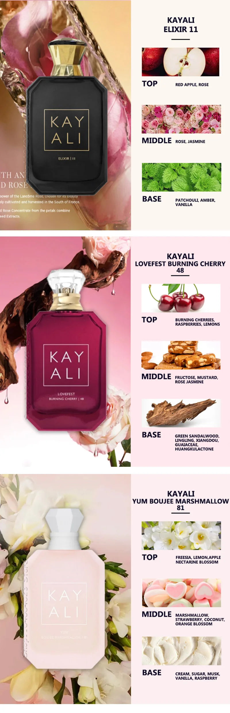 100ml KAYALI Original Perfume Sweet, Charming and Attractive Long-lasting Fragrances Enhance Self-confidence and Exude Charm