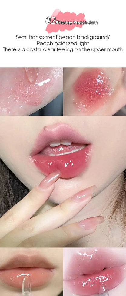 Butterfly shaped milk can lip balm moisturizes and moisturizes the mirror surface, with a shimmering and pouty lips