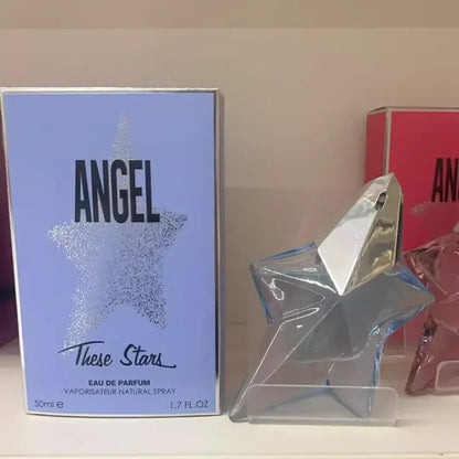 50ML Angel Eau De Parfum Refillable Spray Standing Star New Pheromone Elegant Charm Fresh Natural Vitality Perfume Spray