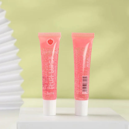 6Pcs Fruity Flavor Watery Glossy Lip Gloss Set Clear Lip Gel Hydrating Moisturizing Lip Gloss Women Lips Makeup Wholesale