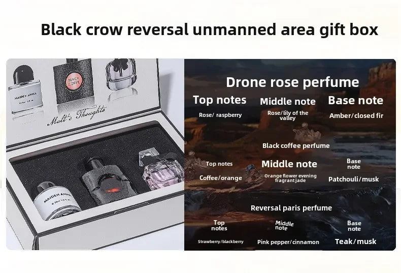 30ML*3 Set Floral Scented Perfume Eau De Parfum for Women Long Lasting Pheromone Fragrance with High Quality Gift Box