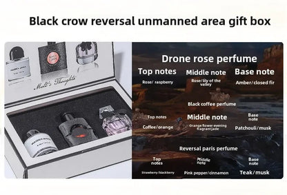 30ML*3 Set Floral Scented Perfume Eau De Parfum for Women Long Lasting Pheromone Fragrance with High Quality Gift Box