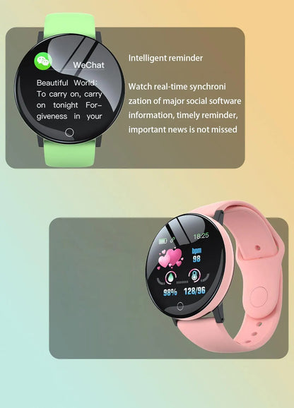 2025 New D18 Multifunctional Smart Watch Men & Women Bluetooth Connected Phone Music Fitness Sports Bracelet Sleep Monitor watch