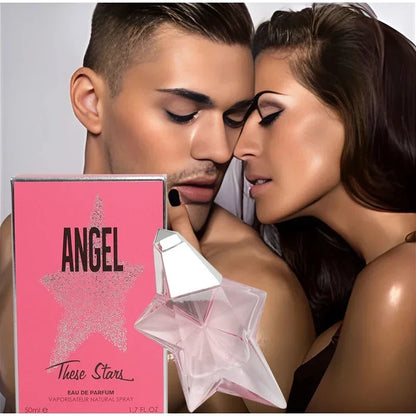 50ML Angel Eau De Parfum Refillable Spray Standing Star New Pheromone Elegant Charm Fresh Natural Vitality Perfume Spray