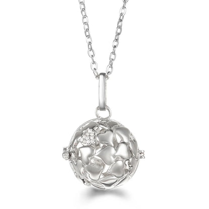 Russia Tradition Chime Exquisite Angel Wings Caller Necklace Essential Oil Diffuser Pregnant Woman Aromatherapy Pendant Jewelry