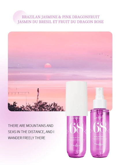 Digital Perfume Body Spray, Long-lasting Natural Fragrance, Alcohol-free, Popular Crushed Brazilian Essential Oil Fragrance, 1 B