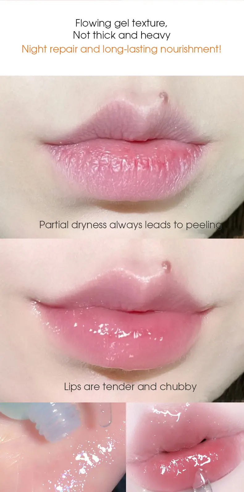 Butterfly shaped milk can lip balm moisturizes and moisturizes the mirror surface, with a shimmering and pouty lips