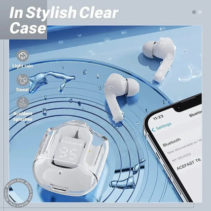 TWS Wireless Earphones T2 Bluetooth 5.1 Headset ENC Sports Headphones LED Digital Display Stereo Sound Earbuds BT30