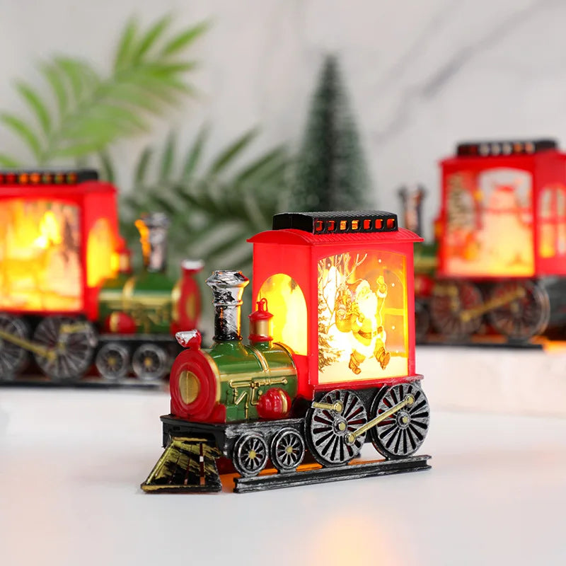 Candlestick Lamp Night Light Desktop Christmas Decoration Ornament