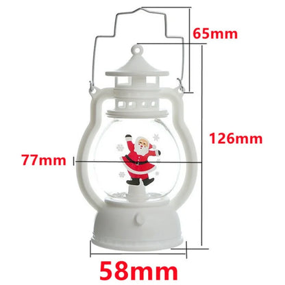 HHLZYH LED Lantern Light Santa Claus Merry Christmas Decorations Christmas Decorative lamp for Home 2023 Xmas Navidad Noel Gift