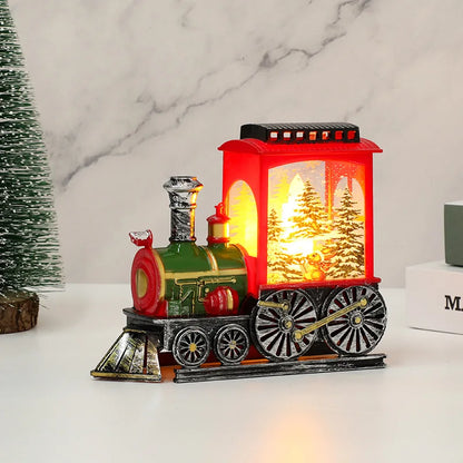 Candlestick Lamp Night Light Desktop Christmas Decoration Ornament