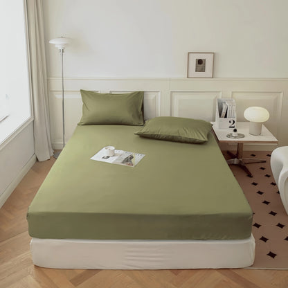 Kuup High Quality Fitted Sheet 90/180/150x200 Cm Elastic Band Mattress Cover Bed Sheet Queen King Size No Pillowcases Included