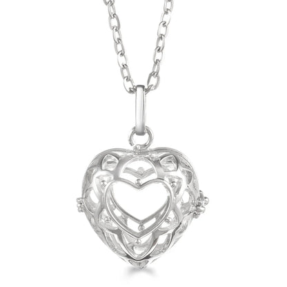 Russia Tradition Chime Exquisite Angel Wings Caller Necklace Essential Oil Diffuser Pregnant Woman Aromatherapy Pendant Jewelry