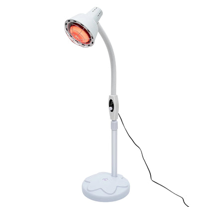 275W Infrared Heat Lamp,Therapy Lamp for Body or Pain Relief, Adjustable Floor Stand And Temperature Therapeutic Lamp