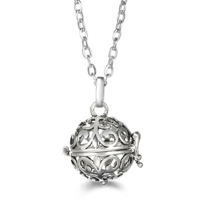 Russia Tradition Chime Exquisite Angel Wings Caller Necklace Essential Oil Diffuser Pregnant Woman Aromatherapy Pendant Jewelry