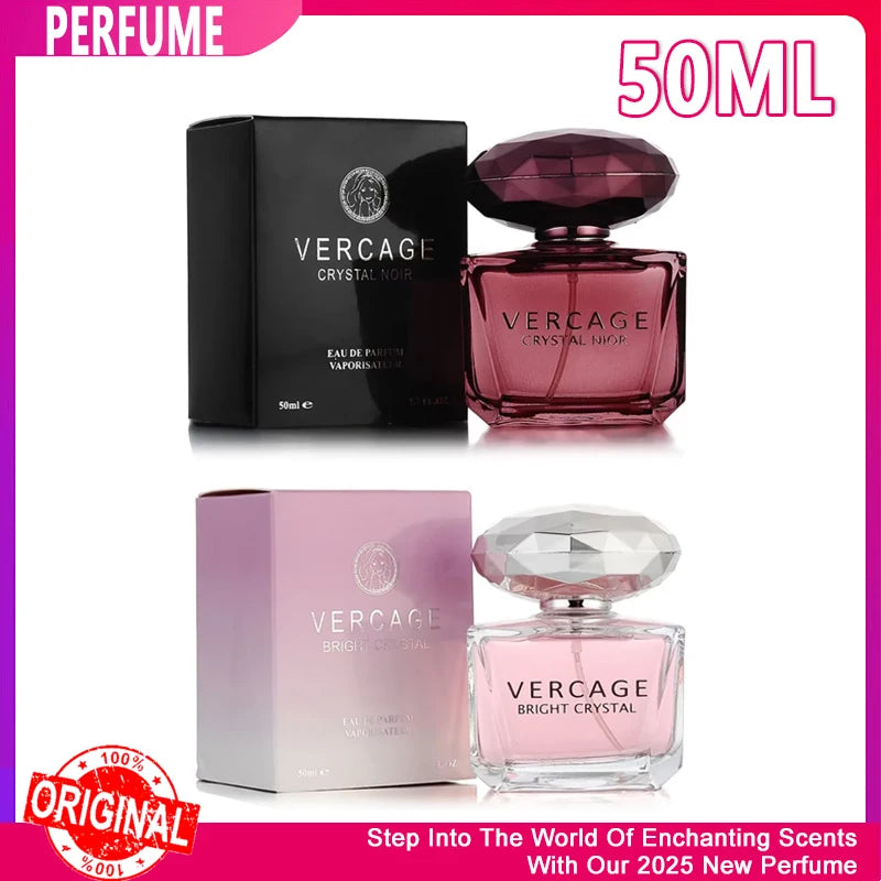 50ML Perfume Osmanthus Peony and Pomegranate Fragrance Perfume for Women Crystal Diamond Series Light and Elegant Scent Parfum
