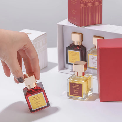 Perfume Woman Trio Gift Set 30ml*3 - Floral Fruity & Woody Scent for Day Night, Elegant Travel Perfumes Femininos Original