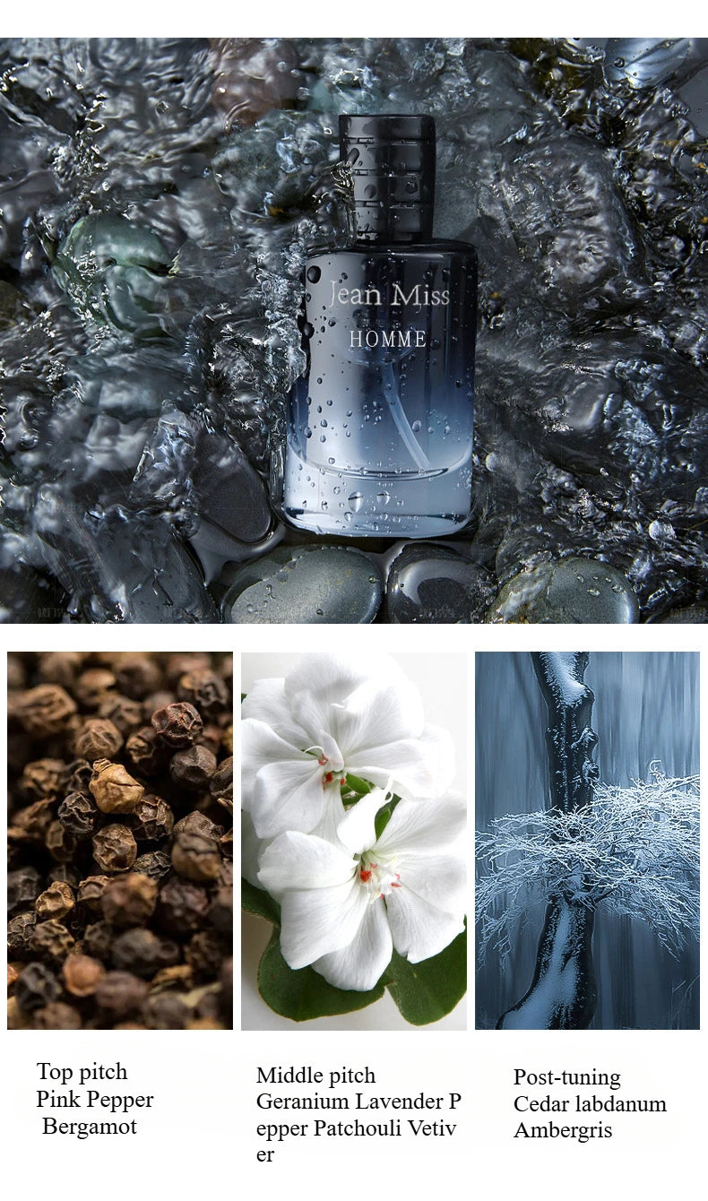 Men Wild Fragrance Set 30ml x 3 Eau de Toilette Gift Pack for Men Long-Lasting Masculine Scent for Daily Use & Special Occasions