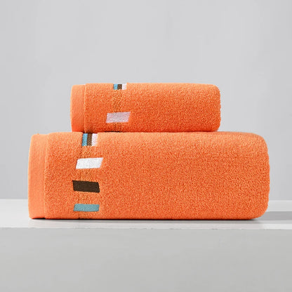 Adult Bath Towel 100% Cotton Bath Towel Sweat Absorbent Towel Sports Towel Strong Absorbent Bath Towel Colourful Bath Towel Set
