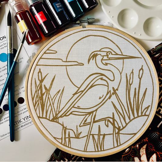 Classic Batik Craft Kit - Heron-0